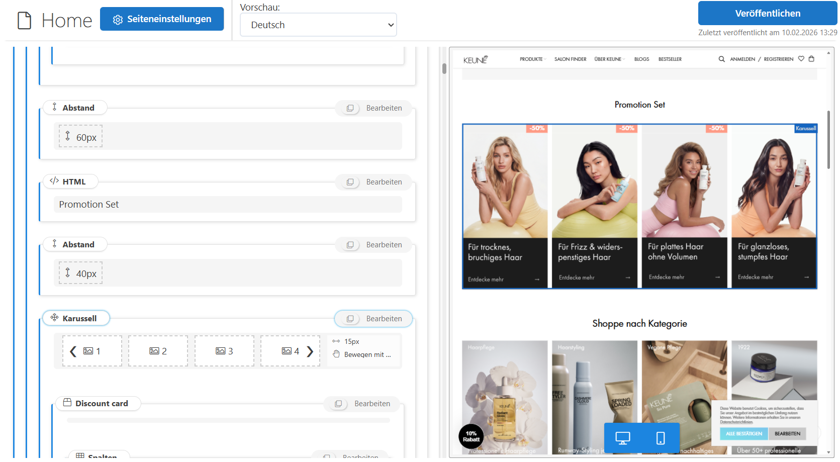 Schnelle Webshop-Umsetzung mit vorgefertigten Komponenten in 2–4 Wochen