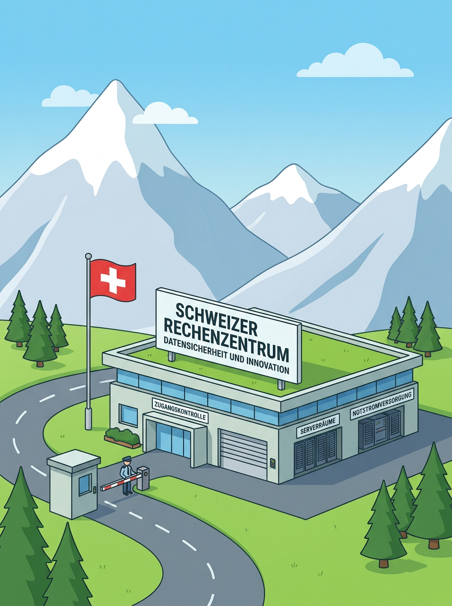 Schweizer Rechenzentrum für sicheren Webshop-Betrieb und verschlüsselte Backups